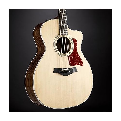  Taylor 214ce Deluxe Grand Auditorium Cutaway Acoustic-Electric Guitar Natural