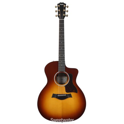  Taylor 214ce-SB DLX Acoustic-Electric Guitar - Tobacco Sunburst