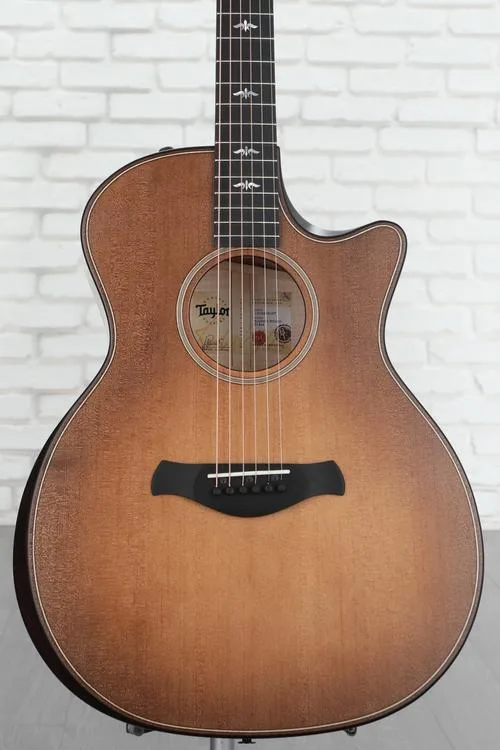  Taylor 614ce Builder's Edition Acoustic-electric Guitar - Wild Honey Burst