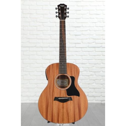  Taylor GS Mini-e Mahogany Acoustic-electric Guitar - Natural with Black Pickguard