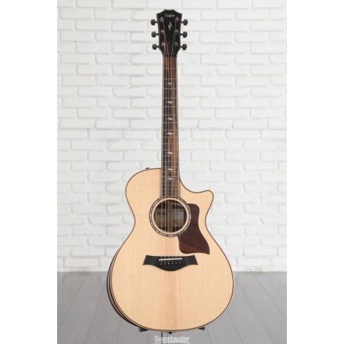  Taylor 812ce Acoustic-electric Guitar - Natural with V-Class Bracing and Radiused Armrest