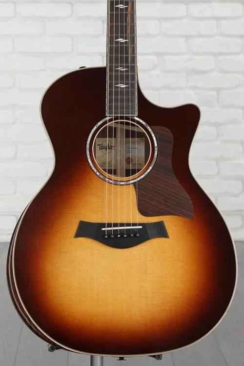  Taylor 814ce Acoustic-electric Guitar - V-Class Bracing and Radiused Armrest - Tobacco Sunburst