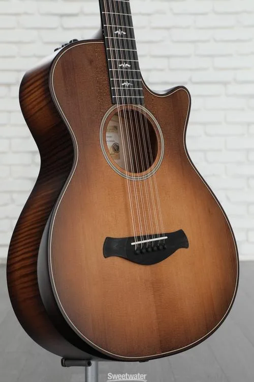  Taylor 652ce Builder's Edition 12-string Acoustic-electric Guitar - Wild Honey Burst