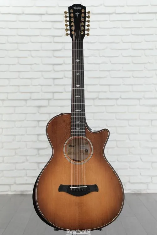  Taylor 652ce Builder's Edition 12-string Acoustic-electric Guitar - Wild Honey Burst