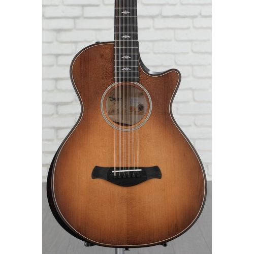  Taylor 652ce Builder's Edition 12-string Acoustic-electric Guitar - Wild Honey Burst