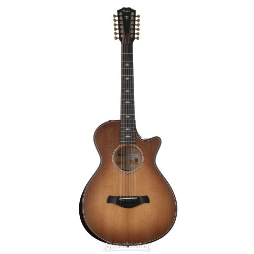  Taylor 652ce Builder's Edition 12-string Acoustic-electric Guitar - Wild Honey Burst