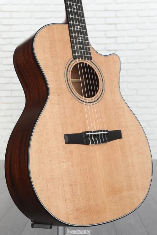 Taylor 314ce-N Nylon Acoustic-electric Guitar - Natural Sitka Spruce