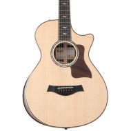 Taylor 812ce, 12-fret Acoustic-electric Guitar - Natural with V-Class Bracing and Radiused Armrest