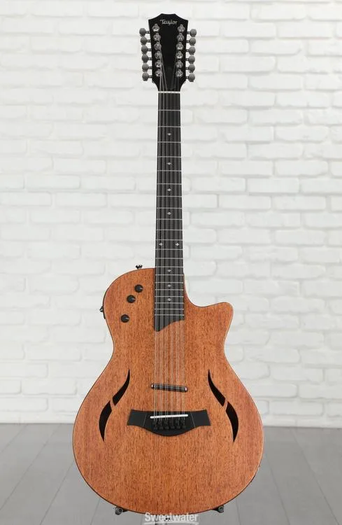  Taylor T5z-12 Classic 12-String Hollowbody Electric Guitar - Tropical Mahogany Sweetwater Exclusive