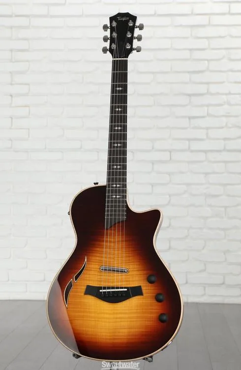  Taylor T5z Pro Hollowbody Electric Guitar - Dark Tobacco Sunburst