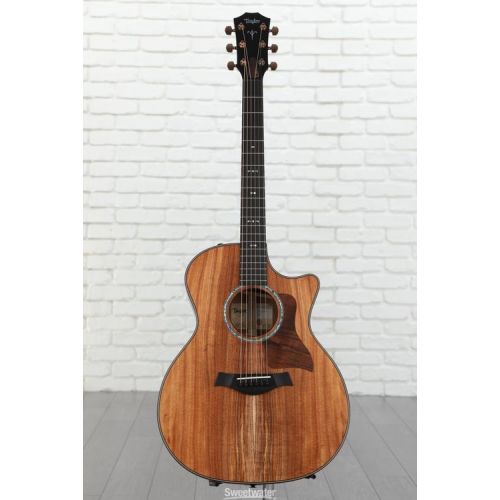  Taylor 724ce Grand Auditorium V-class Acoustic-electric Guitar - Natural Hawaiian Koa Top