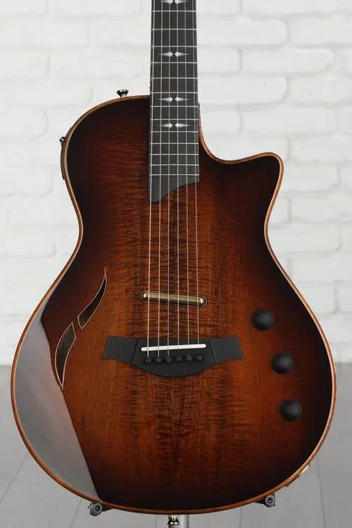 Taylor T5z Custom Koa Hollowbody Electric Guitar - Shaded Edge Burst Demo