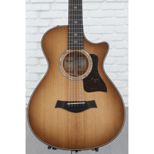  Taylor 552ce Urban Red Ironbark 12-string Acoustic-electric Guitar - Tobacco