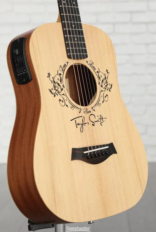 Taylor TSBTe Taylor Swift Acoustic-Electric Guitar - Natural Sitka Spruce