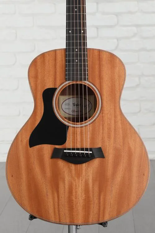  Taylor GS Mini Mahogany Left-Handed Acoustic Guitar - Natural with Black Pickguard