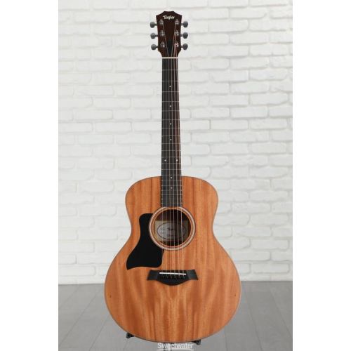  Taylor GS Mini Mahogany Left-Handed Acoustic Guitar - Natural with Black Pickguard