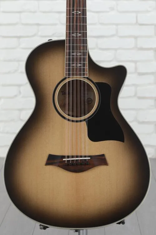 Taylor Custom Grand Concert 12-string Acoustic-electric Guitar - Charcoal, Sweetwater Exclusive Demo