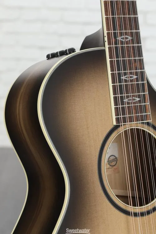  Taylor Custom Grand Concert 12-string Acoustic-electric Guitar - Charcoal, Sweetwater Exclusive Demo
