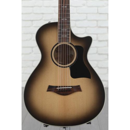  Taylor Custom Grand Concert 12-string Acoustic-electric Guitar - Charcoal, Sweetwater Exclusive Demo