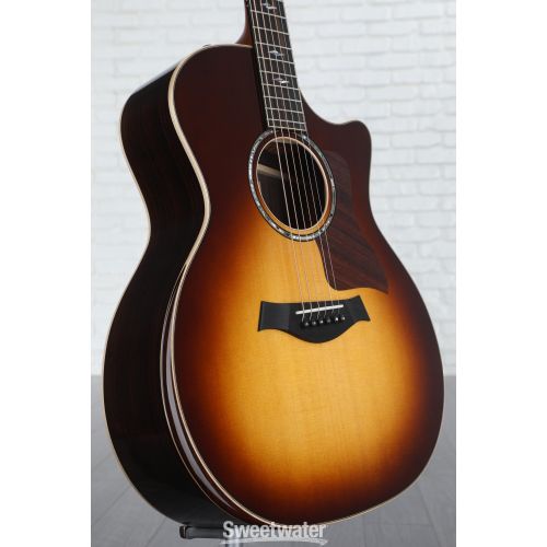  Taylor 814ce Acoustic-electric Guitar - V-Class Bracing and Radiused Armrest - Tobacco Sunburst Demo