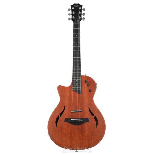  Taylor T5z Classic, Left-Handed Hollowbody Electric Guitar - Tropical Mahogany Sweetwater Exclusive Demo