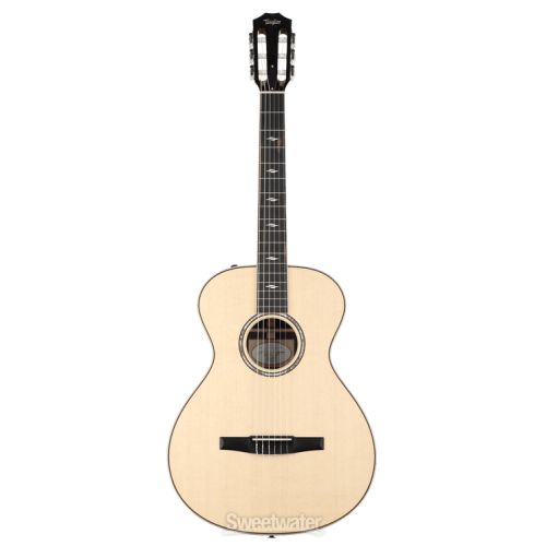  Taylor 812e-N Grand Concert Nylon String Guitar - Natural