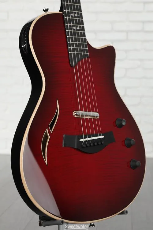  Taylor T5z Pro Hollowbody Electric Guitar - Cayenne Red Demo