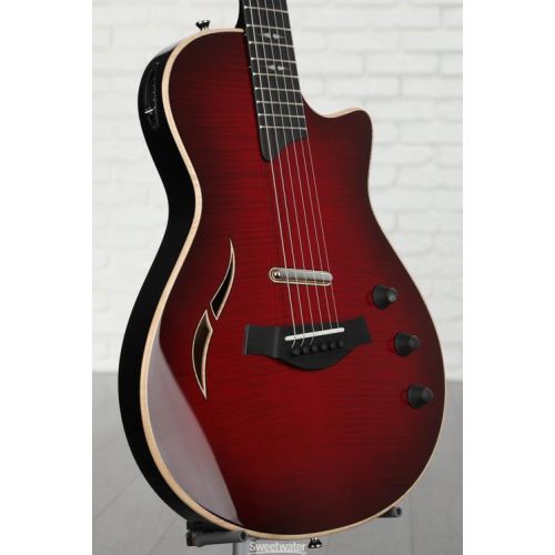  Taylor T5z Pro Hollowbody Electric Guitar - Cayenne Red Demo