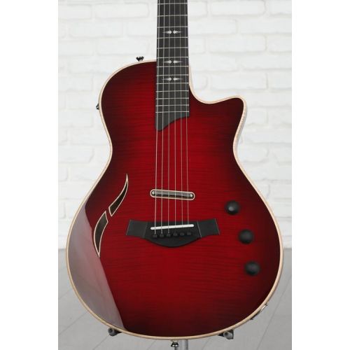  Taylor T5z Pro Hollowbody Electric Guitar - Cayenne Red Demo