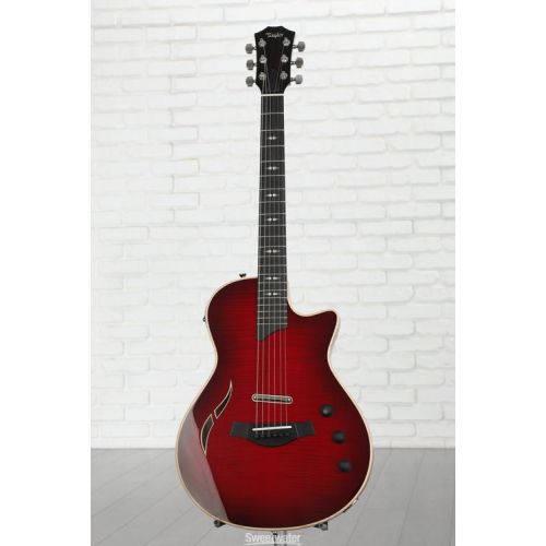  Taylor T5z Pro Hollowbody Electric Guitar - Cayenne Red Demo