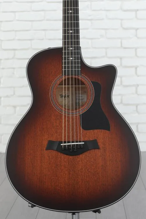  Taylor 326ce Baritone-8 Special Edition 8-string Acoustic-electric Guitar - Shaded Edgeburst