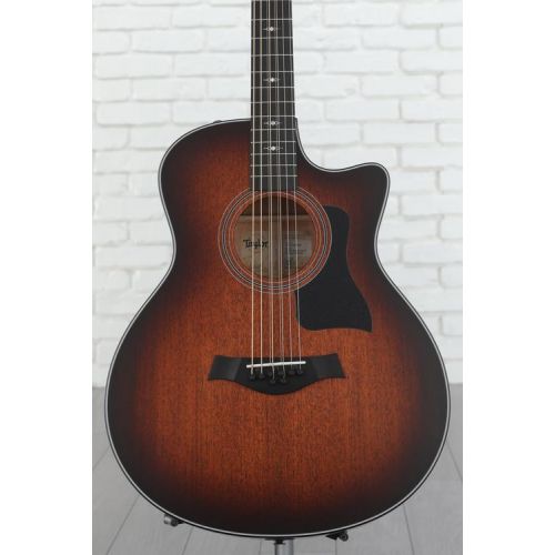  Taylor 326ce Baritone-8 Special Edition 8-string Acoustic-electric Guitar - Shaded Edgeburst