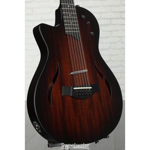  Taylor T5z-12 Classic Deluxe Left-handed Reverse-strung 12-string Hollowbody Electric Guitar - Shaded Edgeburst Sweetwater Exclusive