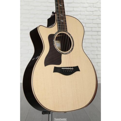  Taylor 814ce Left-handed Acoustic-electric Guitar - Natural with V-Class Bracing and Radiused Armrest