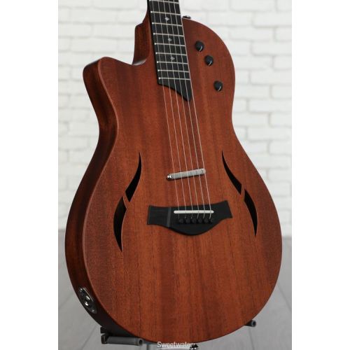  Taylor T5z Classic, Left-Handed Hollowbody Electric Guitar - Tropical Mahogany Sweetwater Exclusive