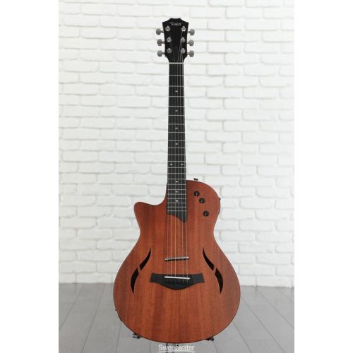  Taylor T5z Classic, Left-Handed Hollowbody Electric Guitar - Tropical Mahogany Sweetwater Exclusive