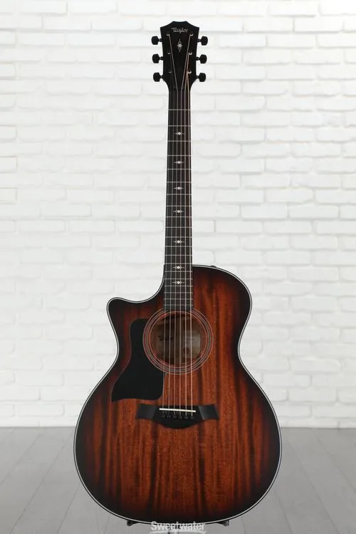  Taylor 324ce Left-handed Acoustic-electric Guitar - Shaded Edgeburst