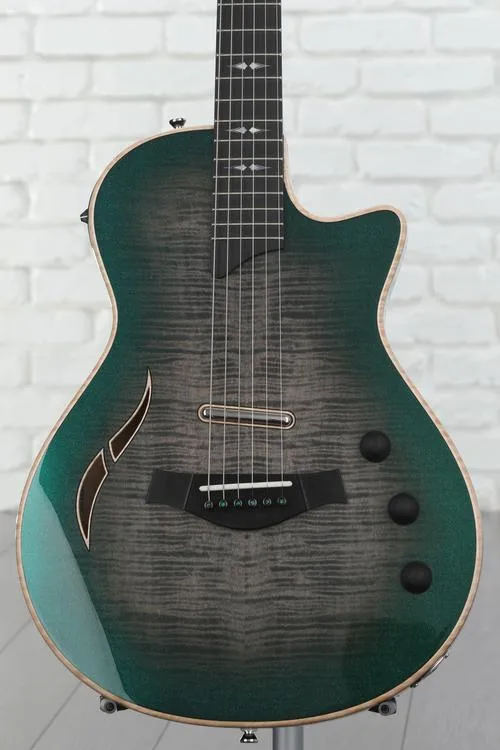 Taylor Custom #34 T5z Hollowbody Electric Guitar - Peacock
