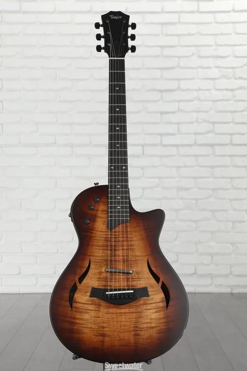  Taylor T5z Classic Koa Hollowbody Electric Guitar - Shaded Edgeburst Sweetwater Exclusive Demo