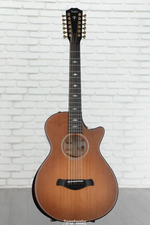  Taylor 652ce Builder's Edition 12-string Acoustic-electric Guitar - Wild Honey Burst Demo