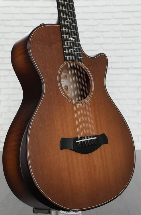  Taylor 652ce Builder's Edition 12-string Acoustic-electric Guitar - Wild Honey Burst Demo