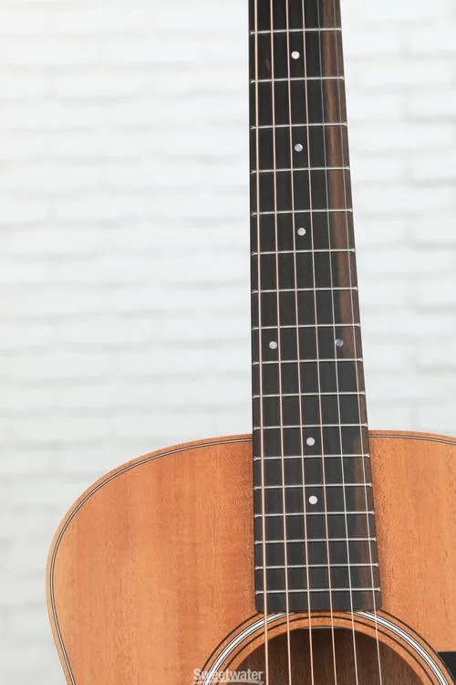  Taylor GS Mini Mahogany Acoustic Guitar - Natural with Black Pickguard Demo