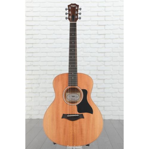  Taylor GS Mini Mahogany Acoustic Guitar - Natural with Black Pickguard Demo