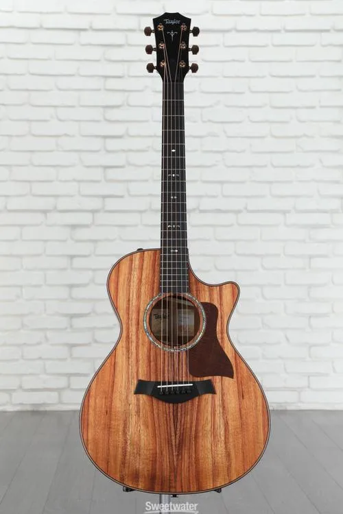  Taylor 722ce Grand Concert V-class Acoustic-electric Guitar - Natural Hawaiian Koa Top