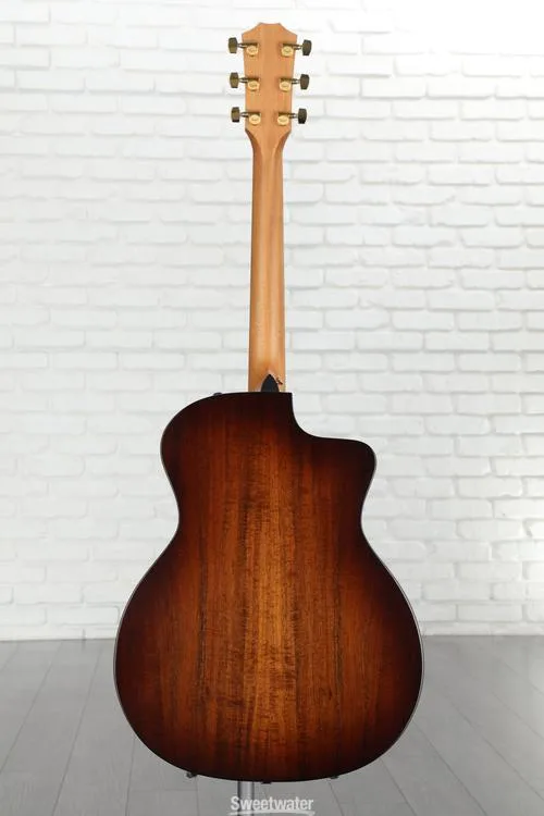  Taylor 224ce-K DLX Left-handed Acoustic-electric Guitar - Shaded Edgeburst with Layered Koa Back & Sides