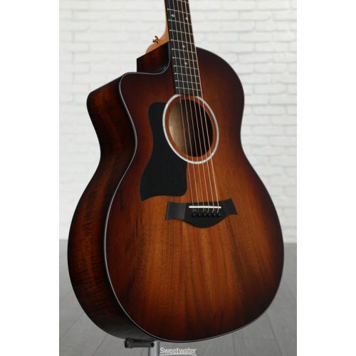  Taylor 224ce-K DLX Left-handed Acoustic-electric Guitar - Shaded Edgeburst with Layered Koa Back & Sides