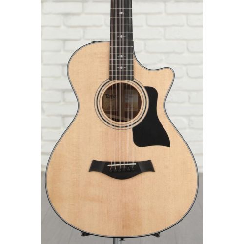  Taylor 352ce 12-string Acoustic-electric Guitar - Natural Sitka Spruce