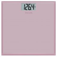 Taylor Glass Digital Bath Scale, Pink with Pink Border