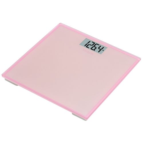  Taylor Glass Digital Bath Scale, Pink with Pink Border