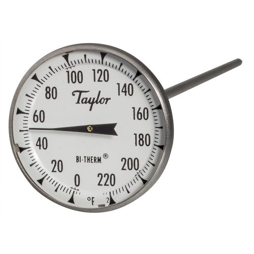  Taylor Precision Products Taylor Precision 6215J Bi-Therm 0 - 200°F Dial Thermometer